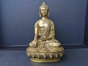 Tibeta Tibetas Budisms Shakyamuni Bronzas Budas Statuja