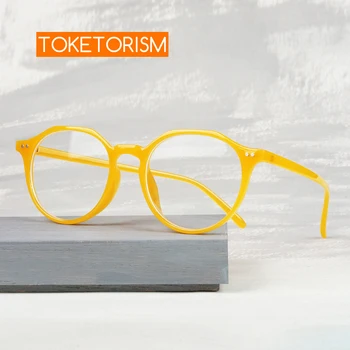 Toketorism Moderns Dzeltens Rāmis Negabarīta Pret Zilās Brilles, Sieviete, Vīrietis Zilā Gaisma Pretbloķēšanas Brilles