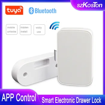Tuya Smart Dzīves Elektroniskā Atslēga, ar Bluetooth saderīgi Keyless Failu Kabinets Smart Skapītis Tālvadības Durvju Slēdzenes Māju Drošība