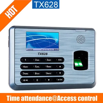 TX628 3 collu krāsu ekrāns Jaunu S30 TX628 TCP/IP RS232/485 biometrisko pirkstu nospiedumu laiks apmeklēšanai ieraksti pulksteņa SDK