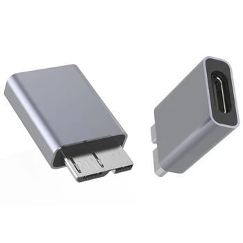 USB Adapteris C Tipa Sievietes USB 3.0 Micro B Vīriešu Savienotājs Galaxy S5 3. Piezīme Seagate Toshiba WD Ārējo Cieto Disku, Fotokameras