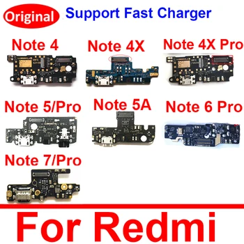 USB Lādētāju Kuģa Xiaomi Redmi 4. Piezīme 4X 5 6 7 Pro 5.A Usb Uzlāde Dokā Kuģa Micro USB Port Connector Flex Cable Daļas