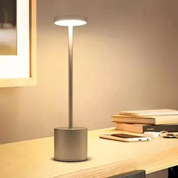 Uzlādējams Bezvadu Galda Lampas Spilgtumu Bateriju Darbināmas Galda Lampas LED Galda Gaismas Home/Office/Āra/Bārs/Restorāns