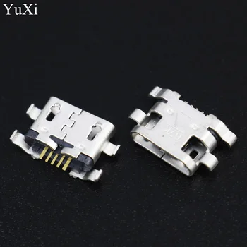 YuXi 1-10pcs Lādētājs Micro USB Ports Uzlādes Doks jack Savienotājs Ligzda Xiaomi Redmi, Ņemiet vērā, 5A /ministru/ Redmi Y1 lite ministru