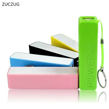 ZUCZUG 3pc Augstas kvalitātes Labākās Cenas Portable Power Bank 18650 Ārējās Rezerves Akumulators, Lādētājs apvalks Ar Atslēgu piekariņi