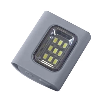 Āra Sporta Gaitas Gaismas Skriešanas Krūtīm Magnētisku Klipsi Mini LED Lampas, USB Uzlādējams, Nakts Pastaigas, Riteņbraukšana Brīdinājuma Lampas