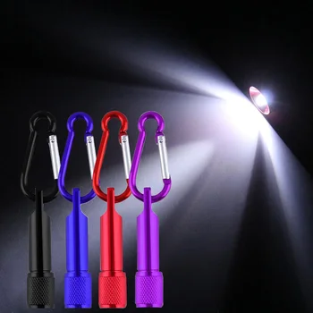 1gb Spēcīgs Apgaismojums Mini LED Gaismas Pārnēsājamo kabatas Lukturīti USB Āra Ūdensizturīgs Lādējams Keychain Lāpu Spuldzes Nakts Apgaismojums