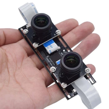 Dual Objektīvs Sinhronizācijas Kameras Modulis USB2.0 OTG UVC MJPEG YUY2 30fps 3D VR Stereo usb Webcam sinhronā rāmji kameras