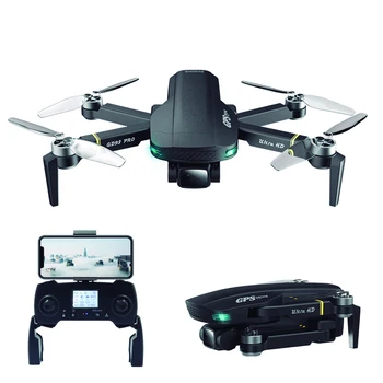 GD93 Pro Drones ar Kameru, Hd (4k Profesionālās Platleņķa Tālummaiņas Kameru, GPS Foldble WiFi FPV Brushless Motor RC Quadcopter