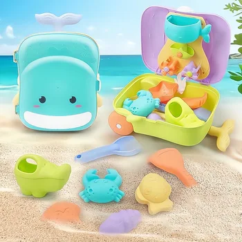 Mini Beach Dienu Playsets Vannas Rotaļlietas, Bērnu Ūdens Spēlēt Pludmales Rotaļlietas Mazuļiem Bērnu Smilšu Rotaļlietas Zēniem un Meitenēm, Dzimšanas dienas svinības par Labu