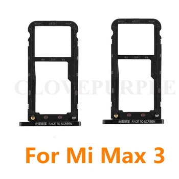 SIM Kartes ligzda Slots Aadapter Par Xiaomi Mi max 3 Max3 Sim Kartes Turētāju Rezerves Daļas