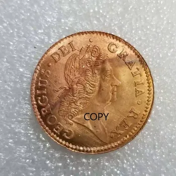 Īrija 1722 Zelta Pārklājumu Piemiņas Monētu Kolekcionārs Dāvanu Laimīgs Challenge Monētas, MONĒTU KOPIJAS